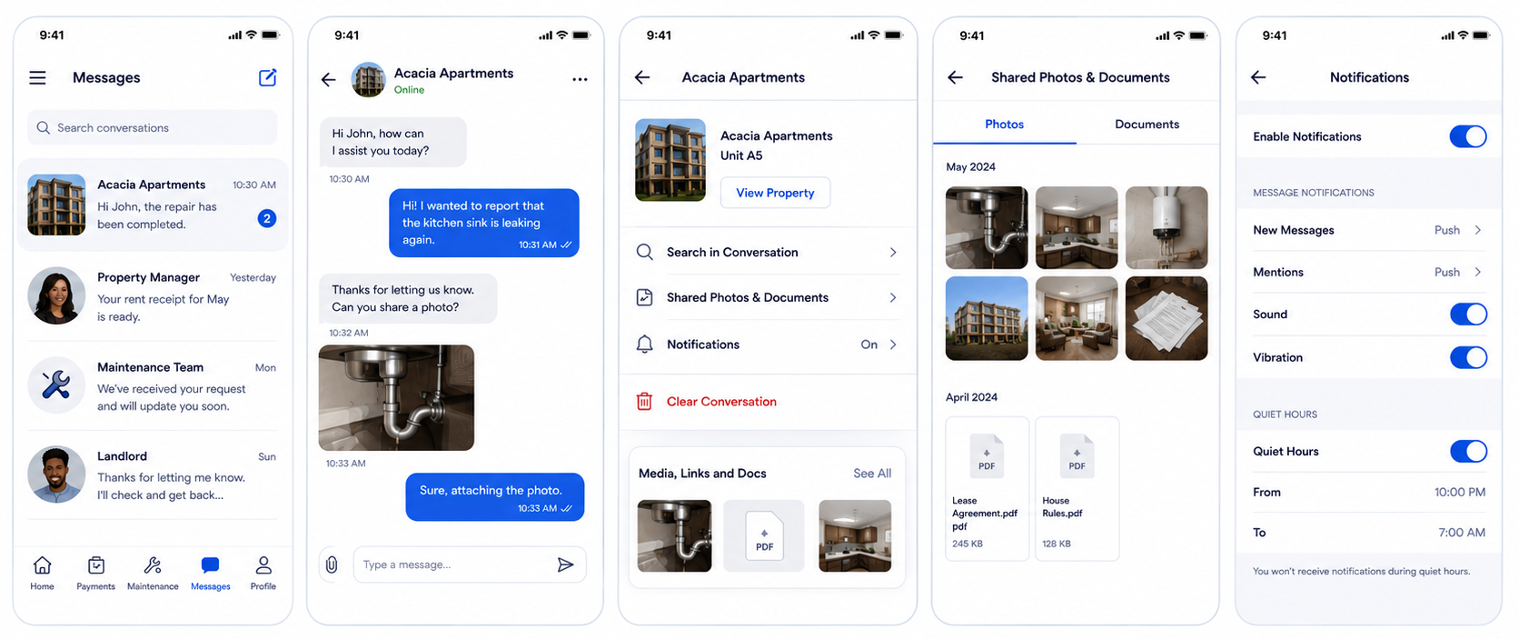 Chat with Landlord